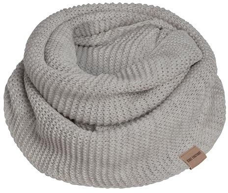 KNIT FACTORY - Jamie Loop Schal - Gestrickter Schlauchschal - Herbst & Winter Essentials - Zeitloses Mode-Accessoire - Für Damen und Herren - Strickschal mit Wolle - Iced Clay