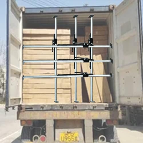 Lastensicherungsgestänge Ladungsstabilisator 6-teiliges Ratschensystem für den sicheren Transport schwerer Gegenstände, robuster Stabilisator mit Feder, verstellbarer, verbesserter Verriegelungsmechan