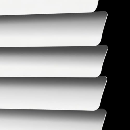Alu Jalousie | jalousien Fenster ohne Bohren | 25mm Alu-Lamellen | Lichtschutz | Sichtschutz | für Fenster und Tür Sichtschutz und Sonnenschutz(Silver)