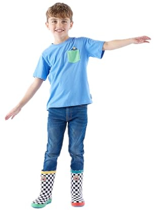 TOG24 Beltex Kids Jersey Short Sleeve T-Shirt, Casual Shaun The Sheep | Body:100% Cotton (better Cotton), Tee, Breathable, Everyday wear