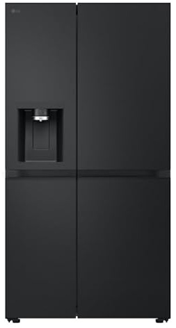 LG NatureFRESH GSLE81EPBD Smart Fridge Freezer - Matte Black