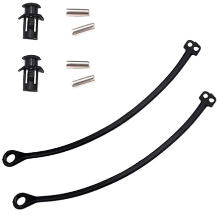 2 unidades de tubo de tapa de depósito universal, cinta de sujeción para tapa de depósito de combustible, accesorios de línea de accesorios, tapa de combustible, banda de sujeción de goma, juego de