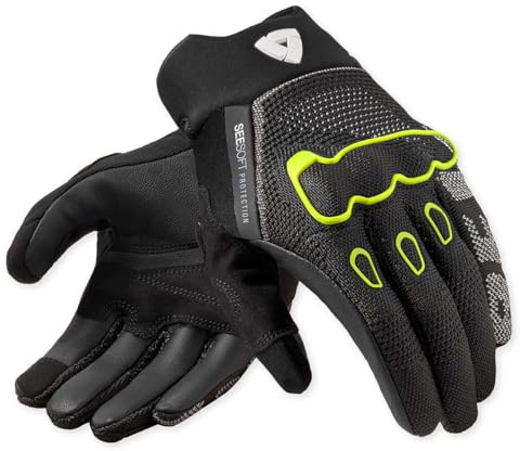 REV'IT! Revit Hyperspeed 3 Motorradhandschuhe, schwarz/neon-gelb, M