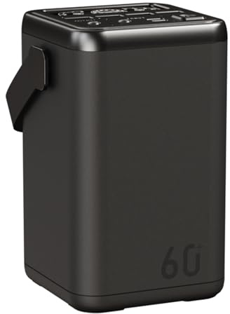 Bewinner 60000mAh Power Bank, 45W Fast Charging Portable with PD & QC, Large Capacity External Battery Pack for Laptop, Phone, Outdoor Travel (black)