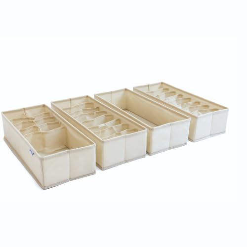 Limmaland Schubladen-Organizer für IKEA MALM - 4er Set | Mit stabilem Einlegeboden · Ordnung für Windeln, Kleidung & Zubehör · passgenau für die Kommode