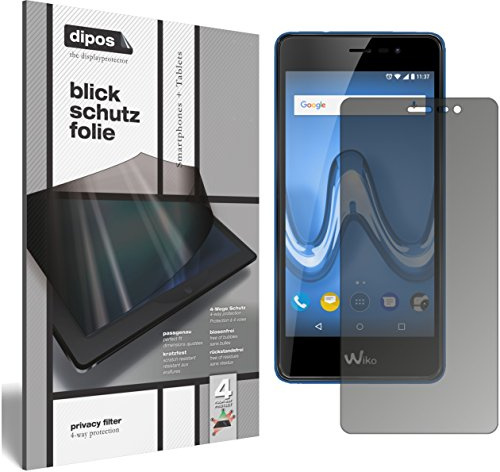 dipos Privacy Screen Protector for Wiko Tommy 2 Plus | Matte Anti-Spy Filter with 4-Way Protection, Perfect Fit, Anti-Scratch, Bubble-Free, Protection Film, Easy Installation