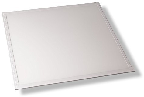 pureled LED Panel BACKLIGHT Ultraslim 60x60cm Neutralweiß 4000K 48W 4800lm Lampe Leuchte Deckenleuchte Pendelleuchte Wandleuchte inkl. Trafo und Befestigungsmaterial: Befestigungsklammern