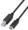 Aisens Cable Usb 2.0 Impresora 3A Tipo Usb-C/M-B/M Negro 1M