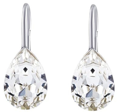 SILVEGO - SILVEGOVSW072 - Boucles d'Oreilles Femme - Argent 925/1000 - Cristal Clair Swarovski Goutte