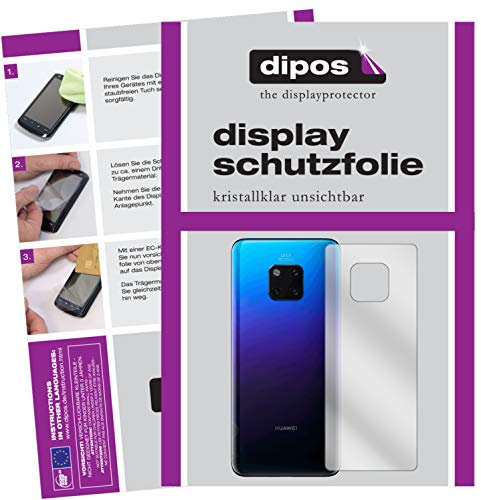 dipos I 2X Protector de Pantalla Compatible con Huawei Mate 20 Pro Parte pelicula Protectora Claro