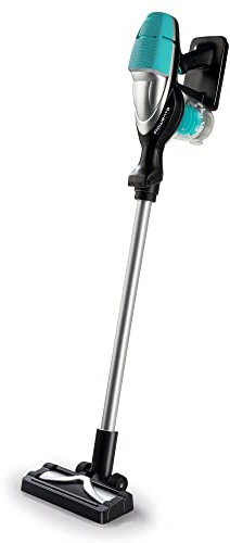 Smoby - Rowenta Air Force Aspirateur Balai - Billes à Aspirer - Bac Amovible - Sons et Lumières - Jouet pour Enfant - 330215