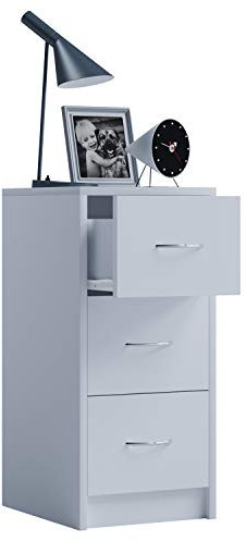 VCM Nachtschrank | Beistelltisch | Nachttisch | Maße ca. H. 65 x B. 33 x T. 35 cm - Boxal Maxi
