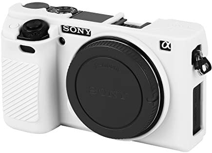 Easy Hood Case for Sony Alpha A6000 ILCE-6000 Digital Camera, Anti-Scratch Soft Silicone Housing Protective Cover Protector Skin (White)