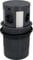 BLAUPUNKT Tischsteckdose Pushup 4 A + 2-Fach USB C mit induktivem Laden, anthrazit, 2 Meter