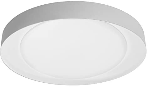LEDVANCE Smarte LED Wand-und Deckenleuchte für Innen mit WiFi Technologie, Lichtfarbe änderbar (3000K-6500K), Grau, 490mm, Kompatibel mit Google und Alexa Voice Control, SMART+ WIFI ORBIS EYE