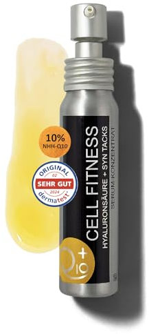 Uniq10ue Cell Fitness Serum – Anti-Falten Serum mit Syn-Tacks Peptiden, Hyaluron & Q10 (50-fach dosiert) – sichtbar straffend & hydratisierend für Gesicht & Hals– vegan – Made in Germany – 35ml