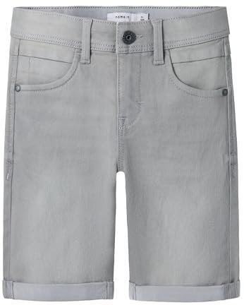 NAME IT Men's NKMSOFUS DNMTAX 2012 Long Shorts NOOS Shorts, Medium Grey Denim, 92