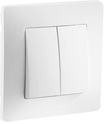 DEBFLEX 749504 Double Two-Way Switch White