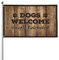 CakJuice Banner Garage Cani Persone Bandiera Tollerata Patio Decor Camper Decorazioni per Interni (Taglia : 120X180CM)