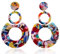 DAOMEI Mode-acryl-ohrclips Langer Geometrischer Quadratischer Kreis Ohne Piercing-ohrclips Für Frauen