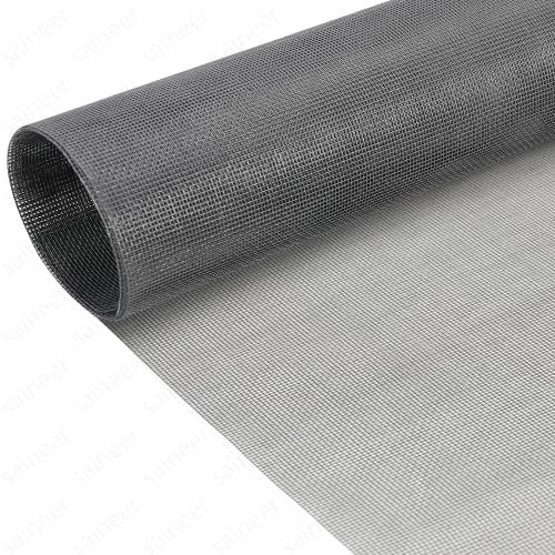 FLYZZZ Fly Screen Insects Mesh Window Nets to Keep Bugs Out for Window or Screen Door -1.2m X1m Grey (FBM-G120X100cm)