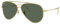 Ray-Ban Sonnenbrille RBR0101S Aviator reverse 001/VR Unisex Farbe Gold Glas Grün Größe 59 mm