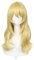 COSPLAZA 60cm lang gelb blond locker gewellt lockig Frauen d Halloween Party Cosplay Kostüm Perücke