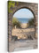 MuchoWow© Wandbilder Klein 20x30 cm Mini Schlafzimmer Home Deko Wohnung Bild Wohnzimmer Fotoleinwand Wand Bilder Leinwand Wall Decor Fensterblick - Strand - Düne - Pflanzen