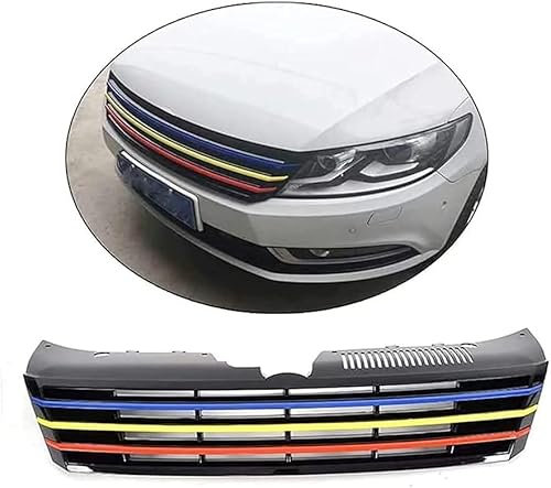 Passend für VW Passat CC 2013-2015 Kühlergrill, Kühler Grill Trims Streifen Exterior Dekoration Zubehör