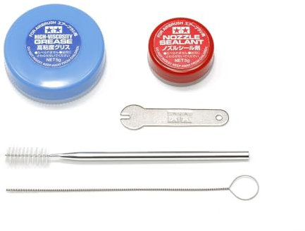 Tamiya 74548 Airbrush System Nr. 48 Sprüharbeiten Reinigungsset für Airbrush Peripheriegeräte