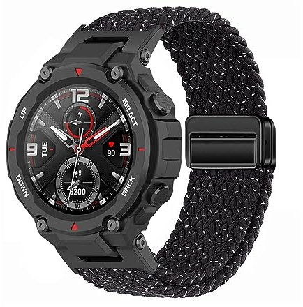 Stoff Armband Kompatibel mit Amazfit T-Rex/T-Rex Pro Armband Nylon Für Herren Damen Sport Ersatzband mit Uhrenarmband Für Amazfit T-Rex/T-Rex Pro (2)