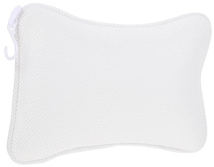 Housoutil 3 STK Badewanne Saugnapf Kopfstütze gesundheitskissen gesundheitskopfkissen nackenkissen duschen Nackenpolster Badezubehör Badewannenkissen mit Saugnapf Badekissen Luftmaschen Kind