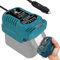 MAKBOS for Makita 18V BL1850B BL1860 BL1830 BL1815,Replacement DC18RC 18V Quick Charger,Portable Mini Quick Charger(For 18V Battery Only)