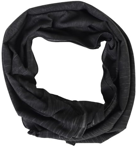 Harrys-Collection Unisex Bandana Uni Farben 100% Baumwolle! 52 X 52 cm, Farbe:schwarz melange