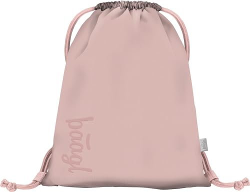 Baagl Turnbeutel für Mädchen und Damen - Schuhbeutel, Schule und Kindergarten Sportbeutel, Sportrucksack (Creamy)