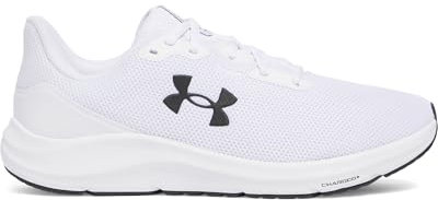 Under Armour UA Charged Pursuit 4, Zapatillas para Correr Hombre, White/White/Black, 43 EU