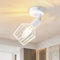 Lichtmaler Deckenspots Schwenkbar Wandstrahler E14 - Deckenstrahler 1 Flamming Weiß Deckenlampe Vintage Deckenleuchte Drehbar 350° für Flur Badezimmer Küche(ohne Leuchtmittel)