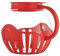 Palomitero Microondas | palomitero, Popcorn Maker, Aperitivo Saludable, recipiente, Apto para Lavavajillas, Resistente a Altas Temperaturas Rojo