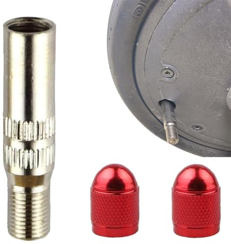 Válvula de Extensión de Neumático,Válvula de Extensión de Tapón de Válvula,Adaptador de Extensión de Valvula, para Coche, Camión, Furgoneta, Caravana