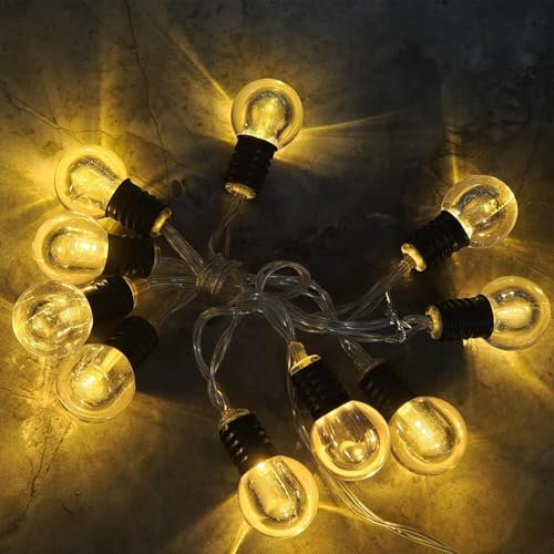 LED Lichterkette Batterie-10 LED Lichterkette mit Timer, Warmweiß Mini Bulb Lichterkette für Innen, Zimmer, Party, Weihnachten, Hochzeit, Led Batteriebetrieben Weihnachtsdekorationen