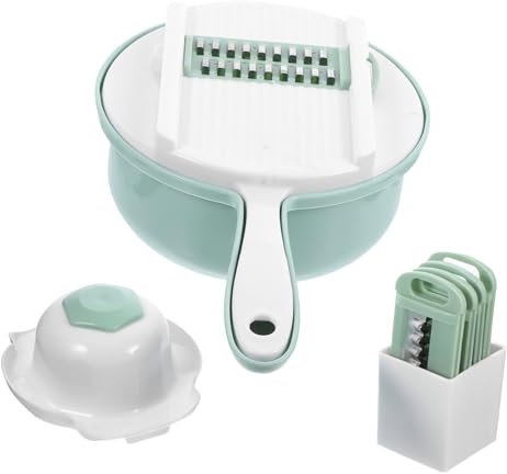 Mikinona Rallador De Verduras Multifuncional y Cortador De Cocina De Acero Inoxidable Herramienta De Corte Para Cocina Rallador De Verduras Para