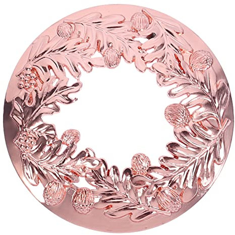 KOMBIUDA 1 portacandele in portacandele in, accessori per candela, in, coperchio per candela, coperchio in per, io decorativo in metallo dorato