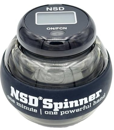 NSD Spinner Heavy Metal Speed X - Elektronischer Start und Metallrotor. Messen Sie Ihren Fortschritt in Echtzeit mit dem eingebauten Geschwindigkeitsmesser. Perfekt für Muskelkraft, Koordination und