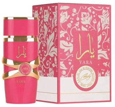 Yara Candy Perfume - Luxury Arabian UAE Women Fragrance - Vanilla Fruity Scent - Eau De Parfum Spray 100ml