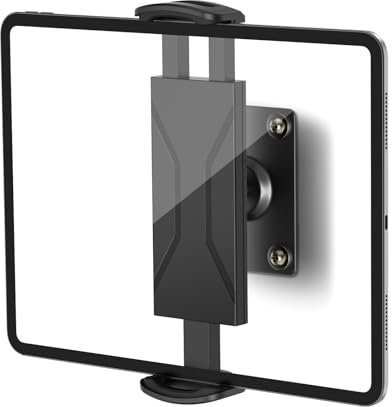 MoKo Soporte para Tablet Universal, Soporte para Tablet/eReader/Smartphone de 4,7-14 Pulgadas, Soporte de Pared Ajustable en Ángulo de 360° para iPad, iPhone, Galaxy Tab, Kindle Fire HD, Switch