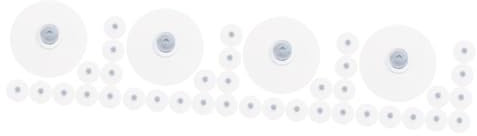 Housoutil 4 Set Forte Ventosa Trasparente Piccoli Ganci A Ventosa Per Finestre Distributore Porta Doppio Per Tende Ganci Adesivi S Ganci Idraulico Liquido Pvc Transparent 10 Pezzi*4