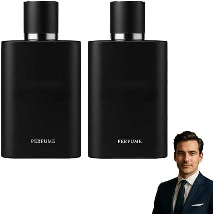 Parfum Herren Männerparfum mit Öl, Men's Eau de Cologne, Frisch, Holzig und Duftend, Langanhaltend, Frisch-Holziger Duft, stärkt soziale Anziehungskraft (50ml, 2)