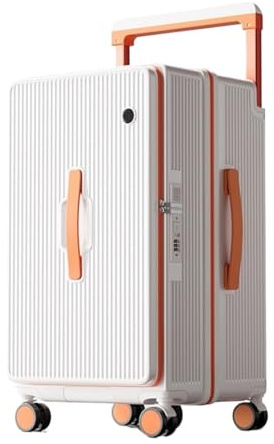 JYARZ Großer Koffer, Robust, Mit Breitem Griff(White,28inch)