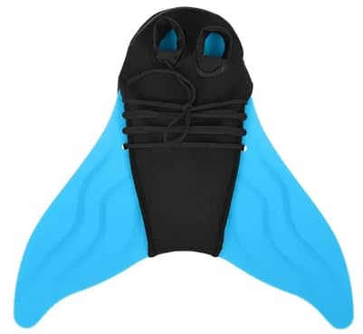 Palmes d'entraînement de Natation, Monopalme for la plongée(Blue,Adult)