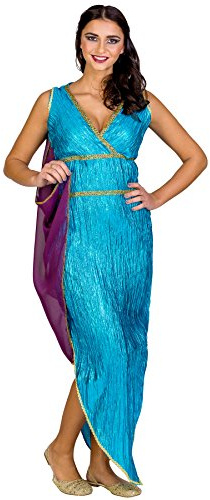 dressforfun tectake Frauenkostüm griechische Schönheit Kassandra | langes Kleid mit sexy Ausschnitt | angenähte Schärpe (S | Nr. 300410)
